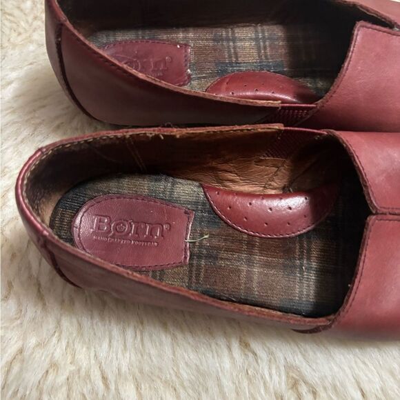 Born Leather Loafers in Red size 7 - Picture 4 of 10